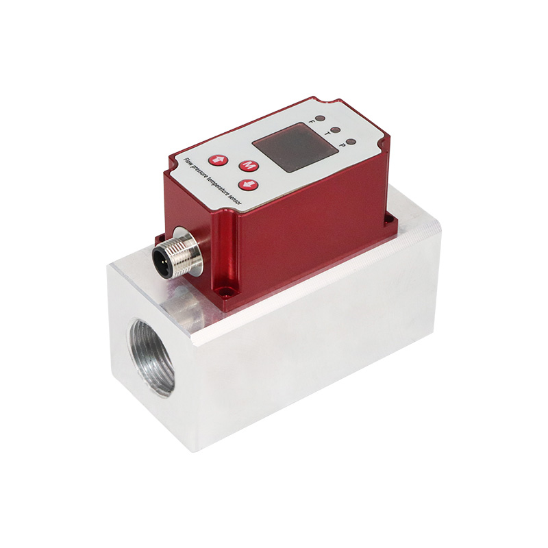 Electronic turbine flow temperature sensor