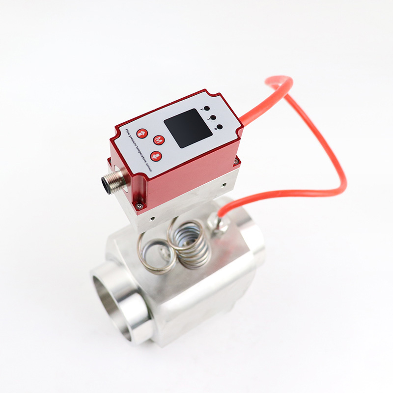 Flow temperature and pressure integrated sensor