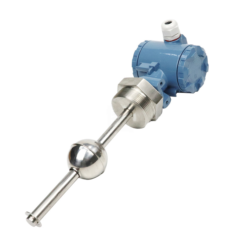 Floating ball level gauge